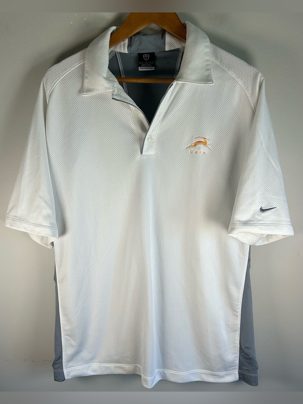 Vintage Nike Sphere Dry Men’s Polo Shirt XL Springboks Rugby Logo Short Sleeve